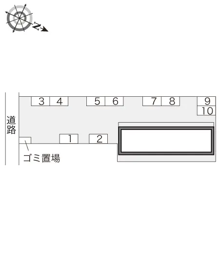 ★手数料０円★北足立郡伊奈町小室　月極駐車場（LP）